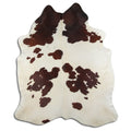 Peau de vache marron et blanche XXL