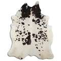 Peau de vache marron et blanche XXL