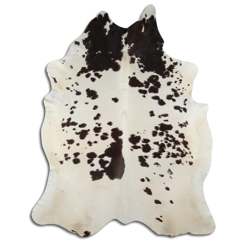 Peau de vache marron et blanche XXL
