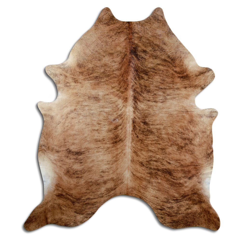 Peau de vache exotique d’environ 220 × 190 cm, vue de dessus : exactement la peau que vous recevez