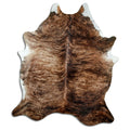 Peau de vache exotique d’environ 220 × 180 cm, vue de dessus : exactement la peau que vous recevez