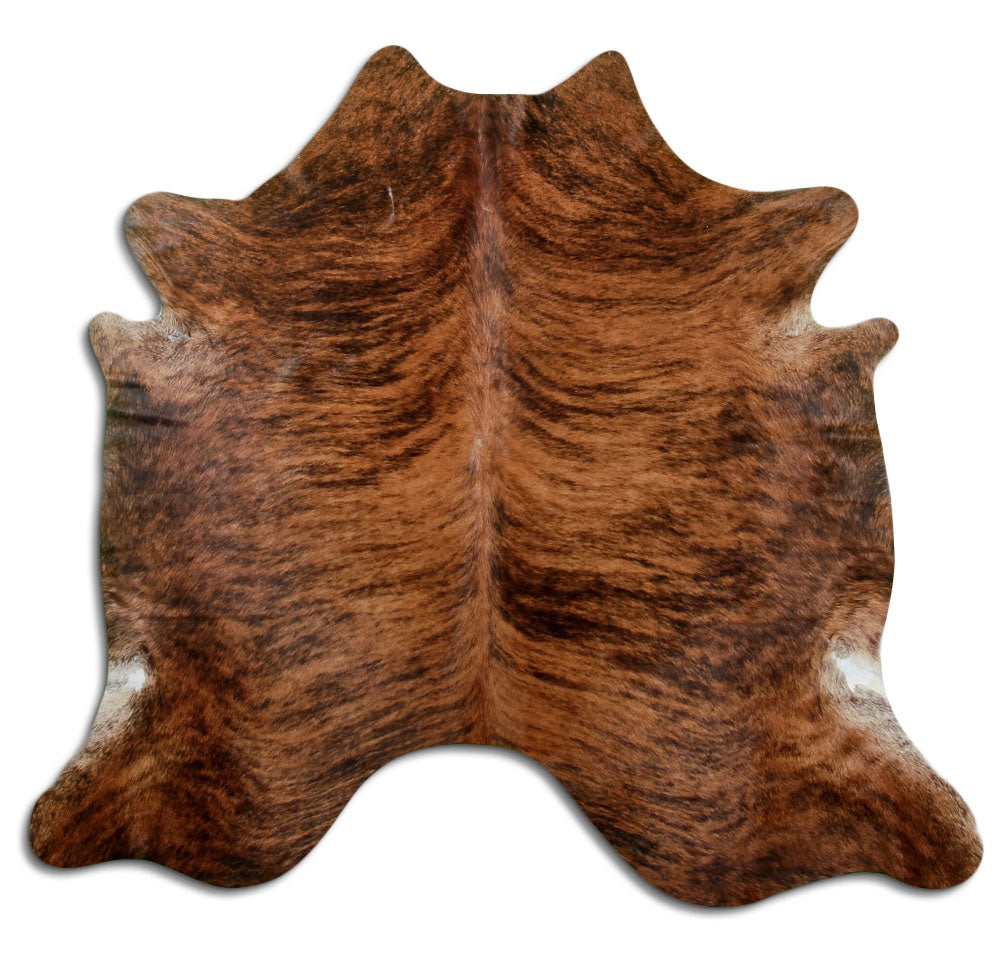 Peau de vache exotique d’environ 170 × 190 cm, vue de dessus : exactement la peau que vous recevez