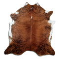 Peau de vache exotique d’environ 220 × 210 cm, vue de dessus : exactement la peau que vous recevez