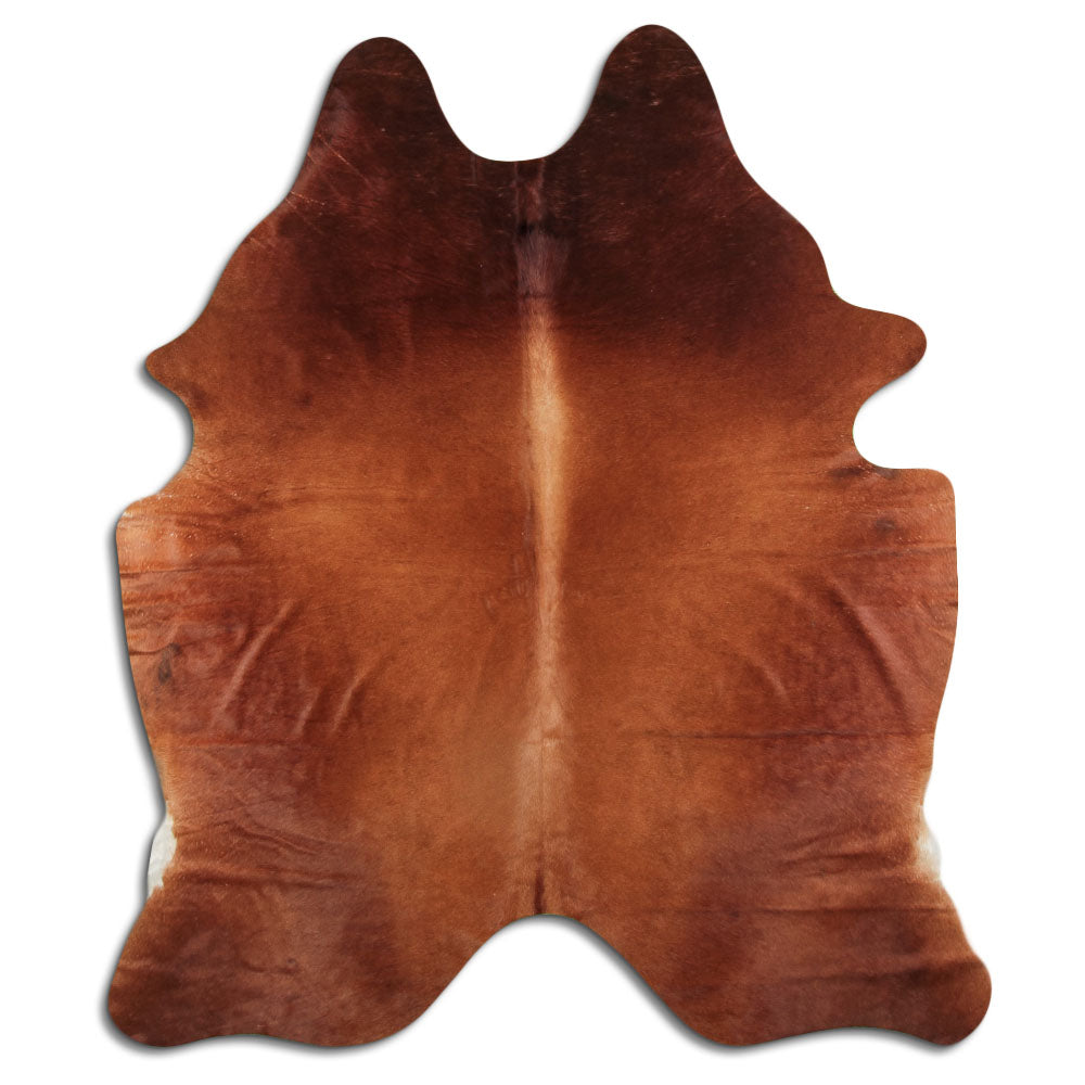 Peau de vache marron L