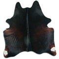 Peau de vache marron L