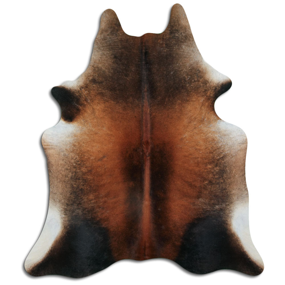 Peau de vache marron L