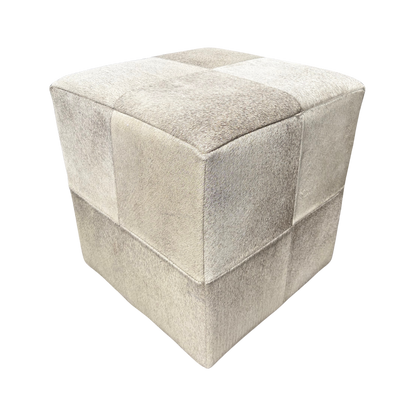 Pouf en peau de vache | plusieurs coloris disponibles
