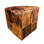 Pouf en peau de vache | plusieurs coloris disponibles