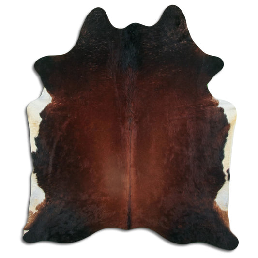 Peau de vache marron L