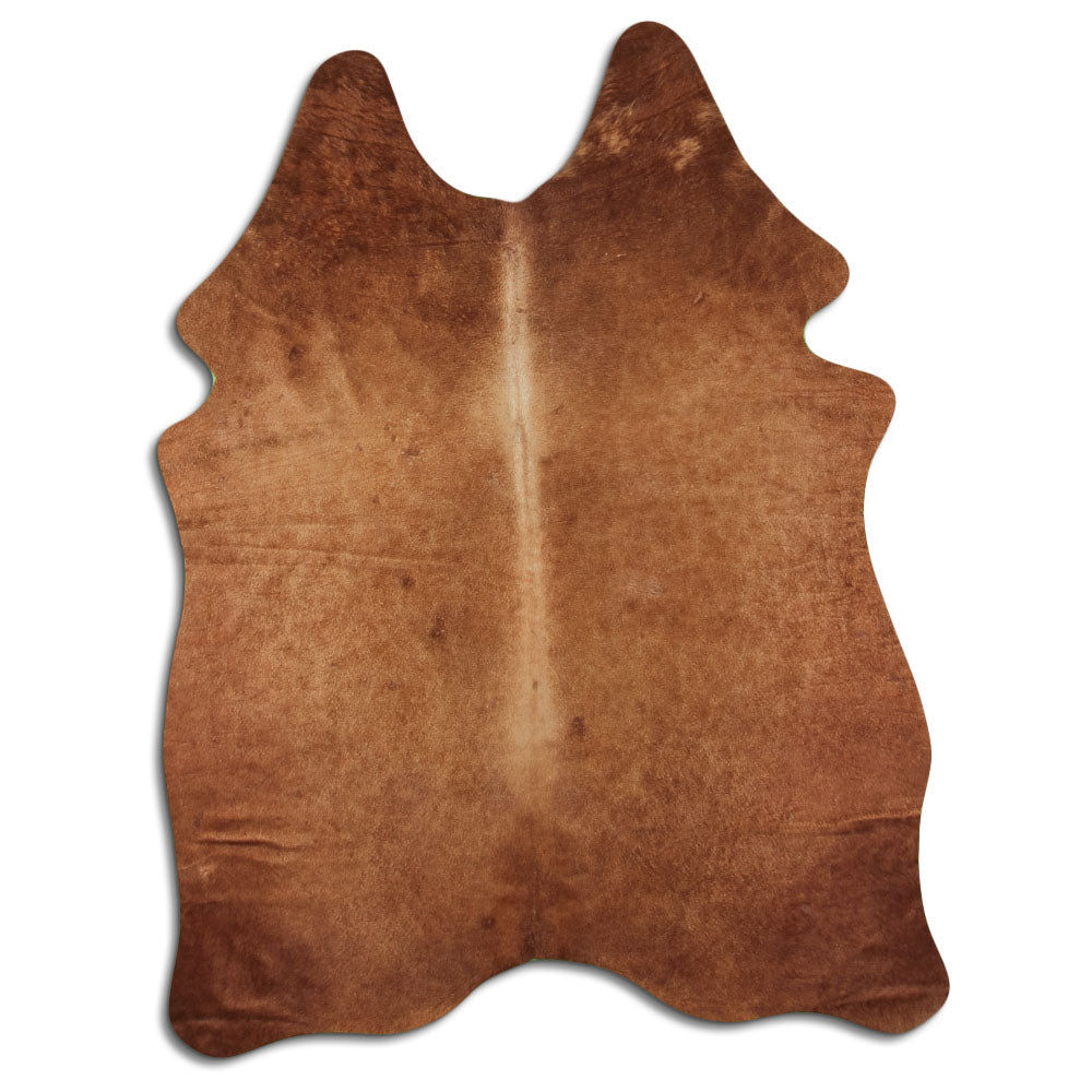 Peau de vache marron L