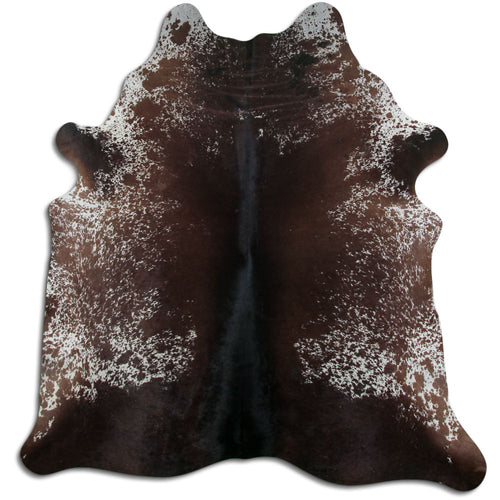 Peau de vache marron et blanche XXL