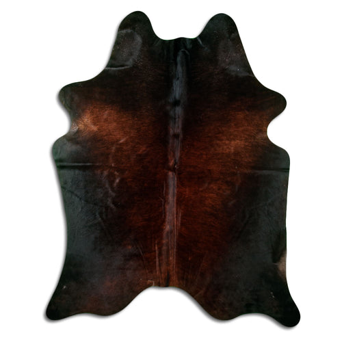 Peau de vache marron L