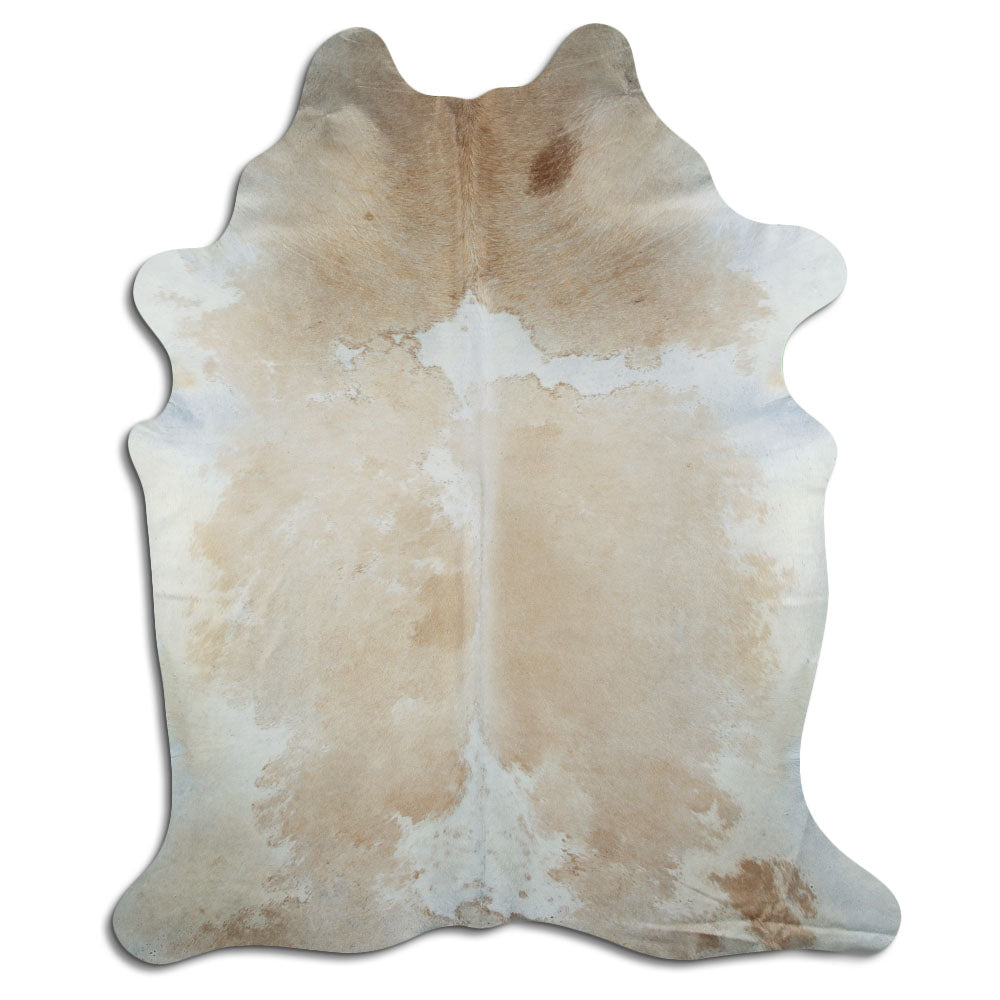 Peau de vache marron et blanche XXL