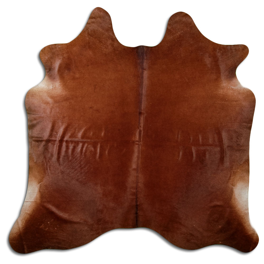 Peau de vache marron L