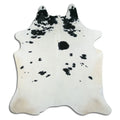 Peau de vache noire et blanche XXL