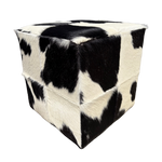 Pouf en peau de vache | plusieurs coloris disponibles