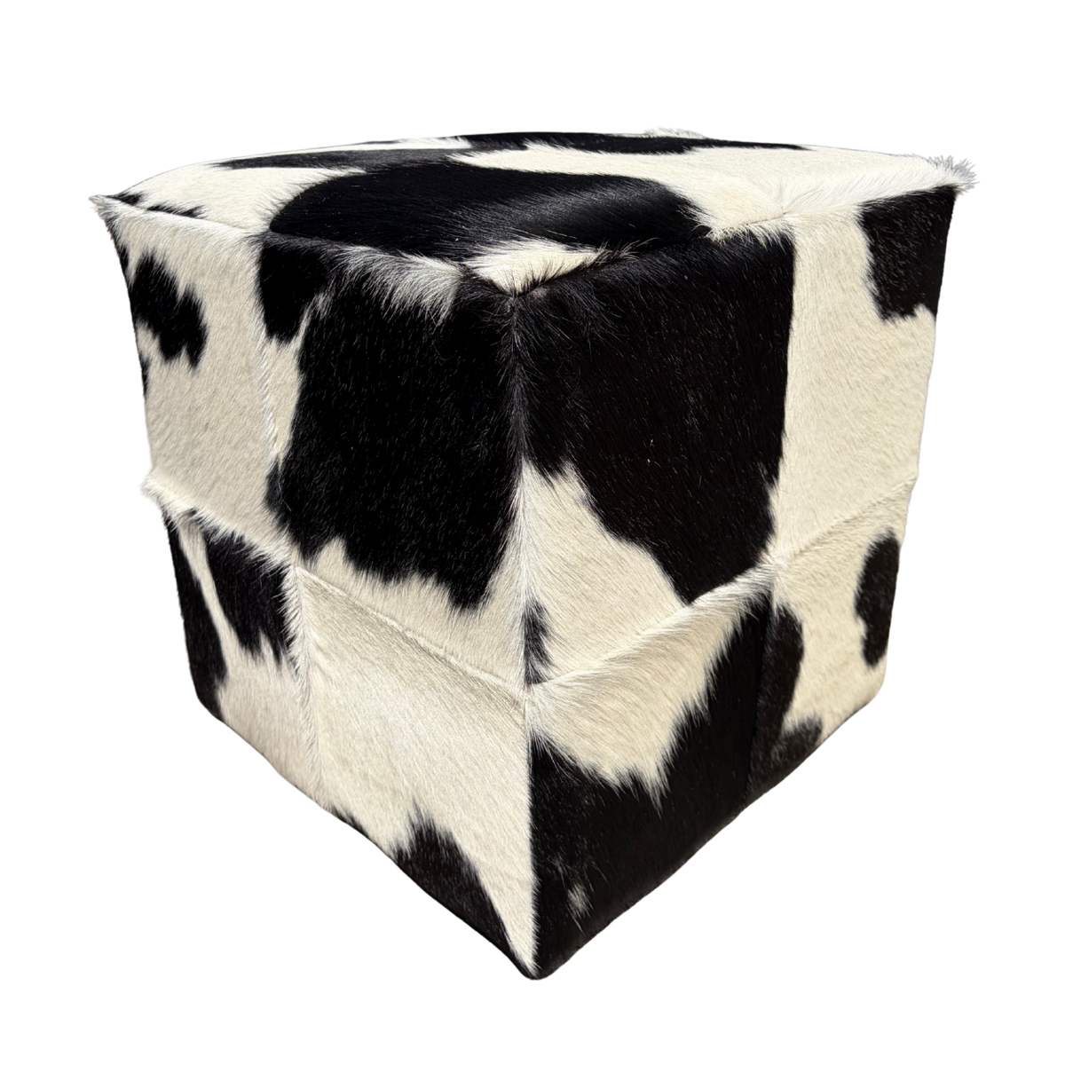 Pouf en peau de vache | plusieurs coloris disponibles