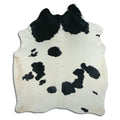 Peau de vache noire et blanche XXXL