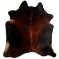 Peau de vache marron L