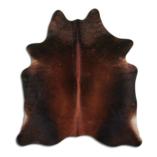 Peau de vache marron L