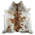 Peau de vache marron et blanche XXL