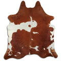 Peau de vache marron et blanche XXL