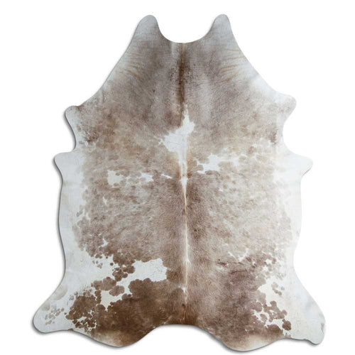 Peau de vache marron et blanche XXL