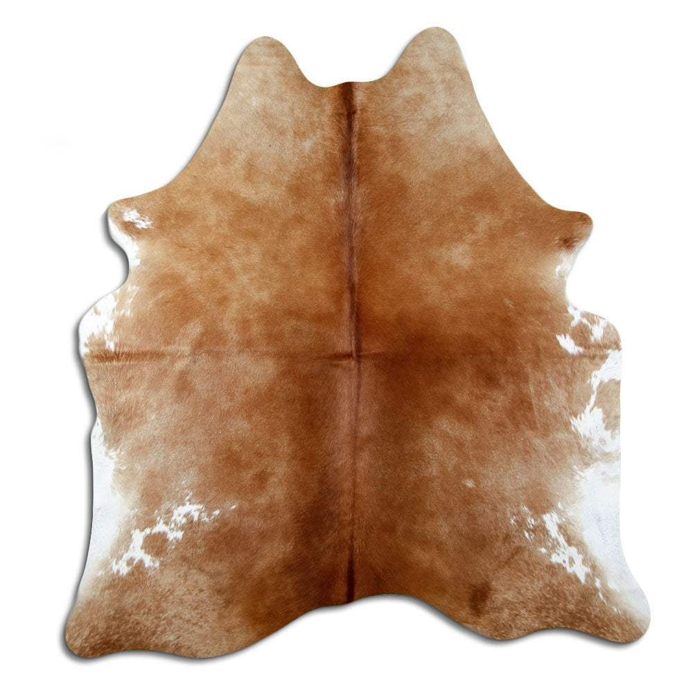 Peau de vache marron L