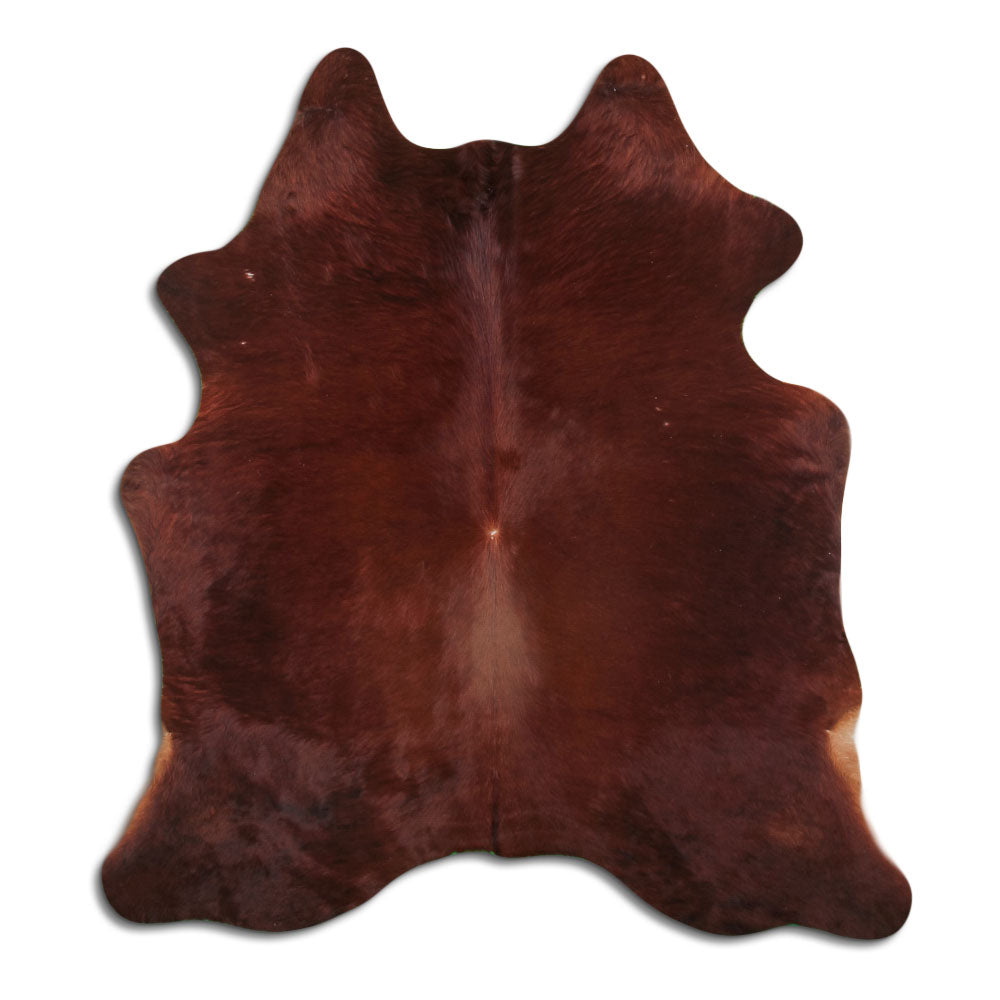 Peau de vache marron L