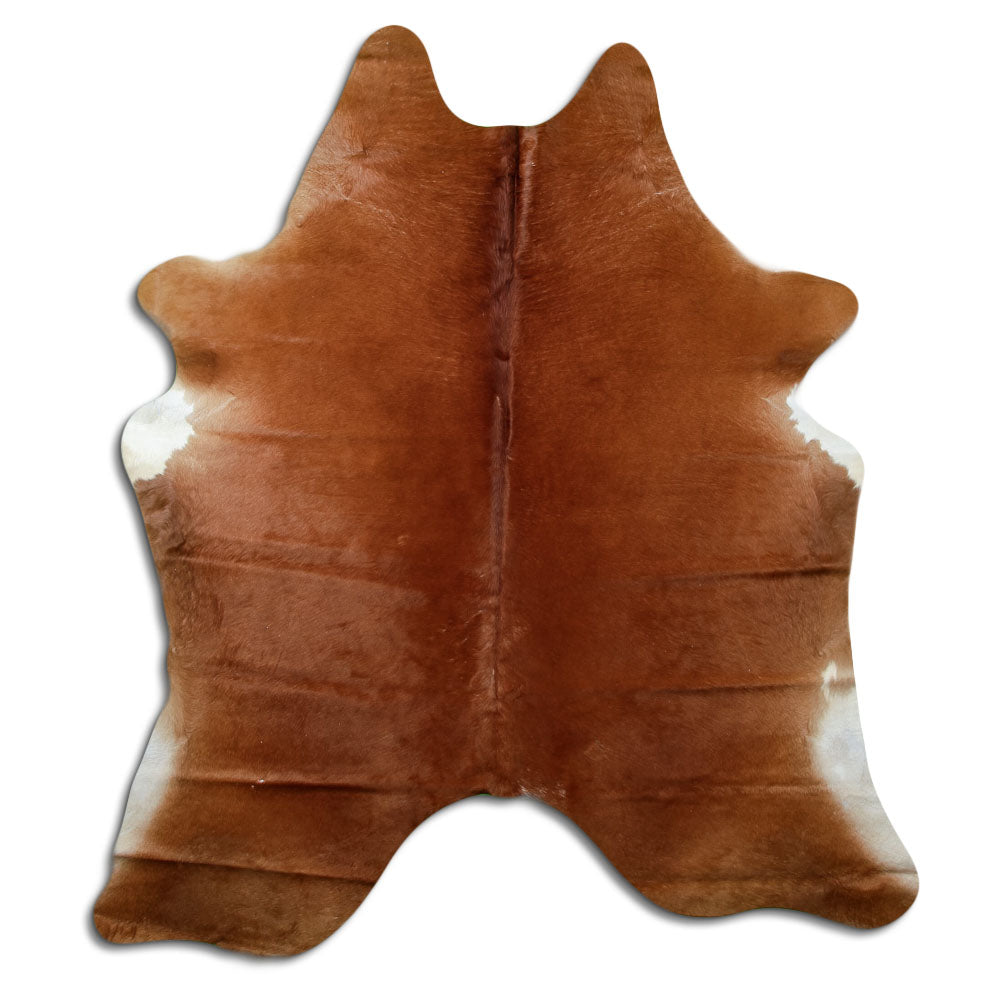 Peau de vache marron L