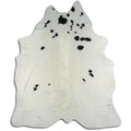 Peau de vache noire et blanche XXXL