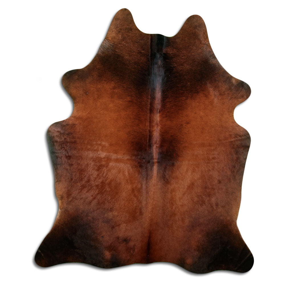 Peau de vache marron L