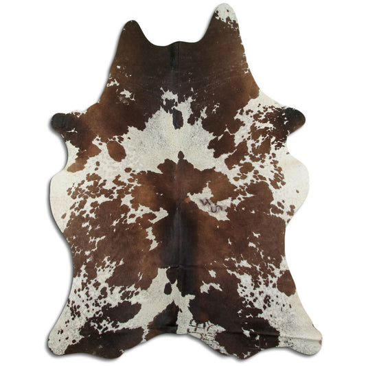 Peau de vache marron et blanche XXL