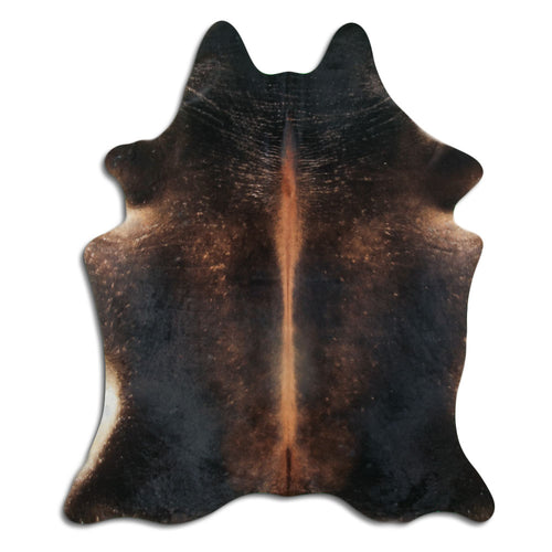 Peau de vache marron L