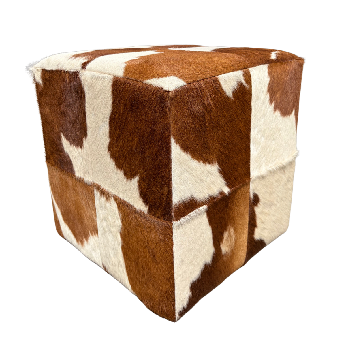 Pouf en peau de vache | plusieurs coloris disponibles