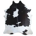 Peau de vache noire et blanche XXXL