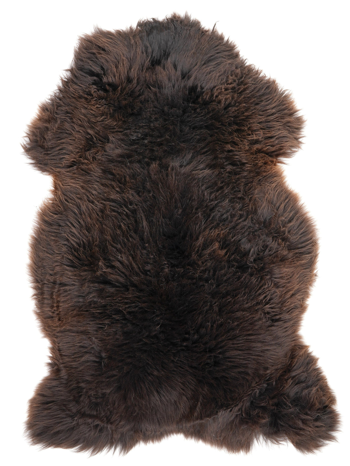 Peau de mouton marron XL