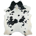 Peau de vache noire et blanche XXXL