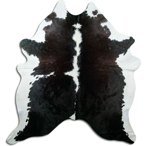 Peau de vache marron et blanche XXL