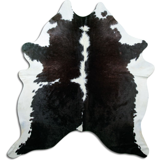 Peau de vache marron et blanche XXL
