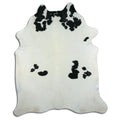 Peau de vache noire et blanche XXXL