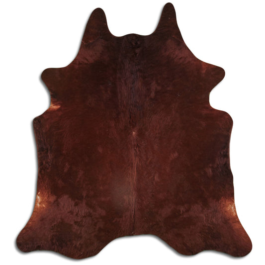 Peau de vache marron L