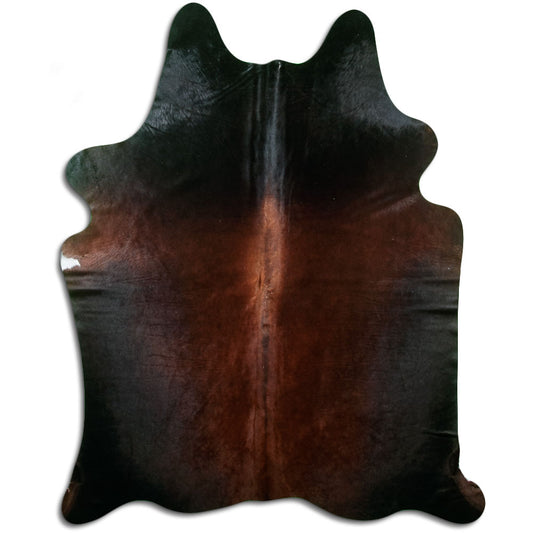 Peau de vache marron L