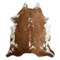 Peau de vache marron et blanche XXL