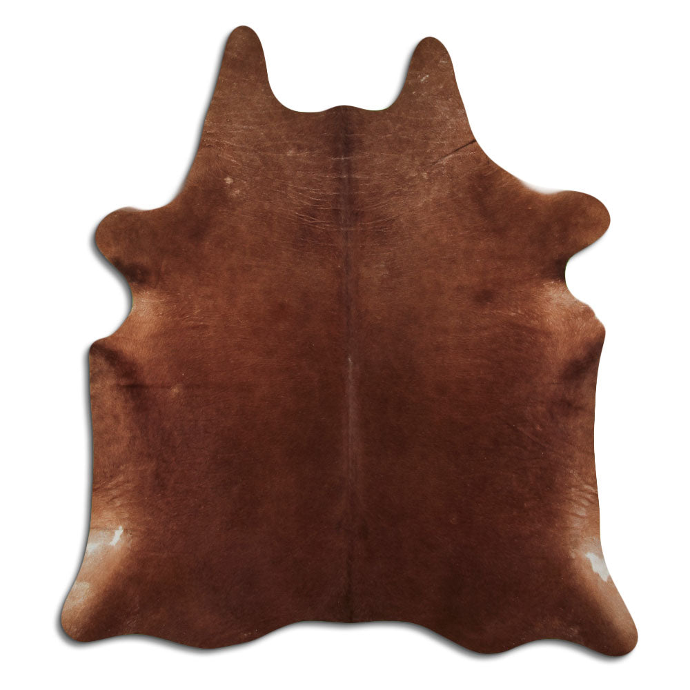 Peau de vache marron L