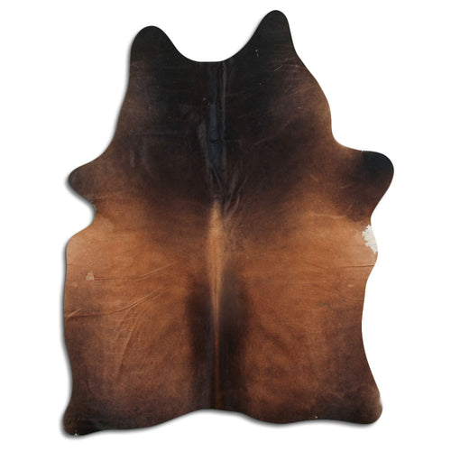 Peau de vache marron L
