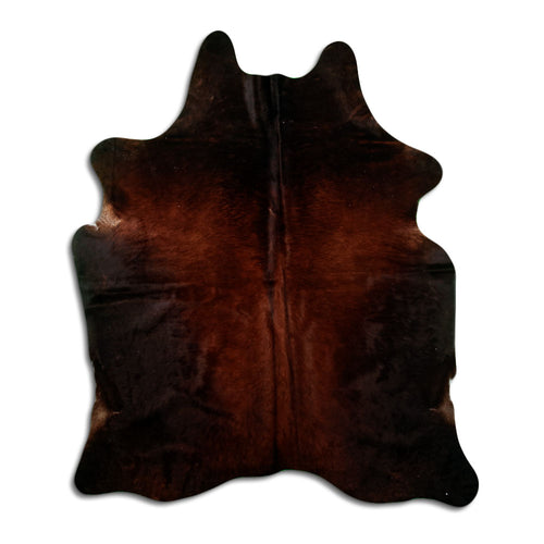 Peau de vache marron L