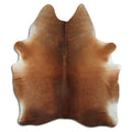 Peau de vache marron L