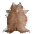 Peau de vache marron et blanche XXL