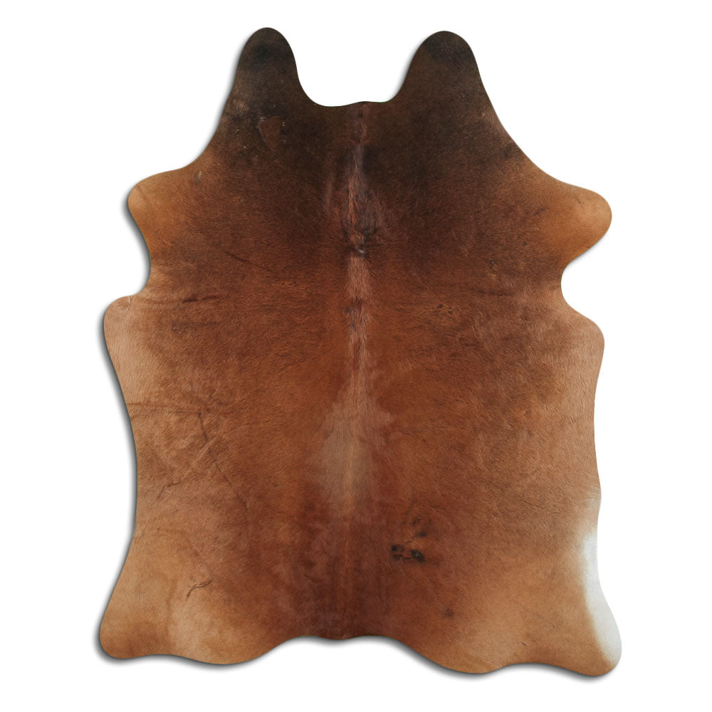 Peau de vache marron L